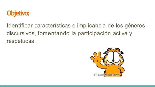 Géneros discursivos – Presentación PPT basada en Mijaíl Bajtín-Editable