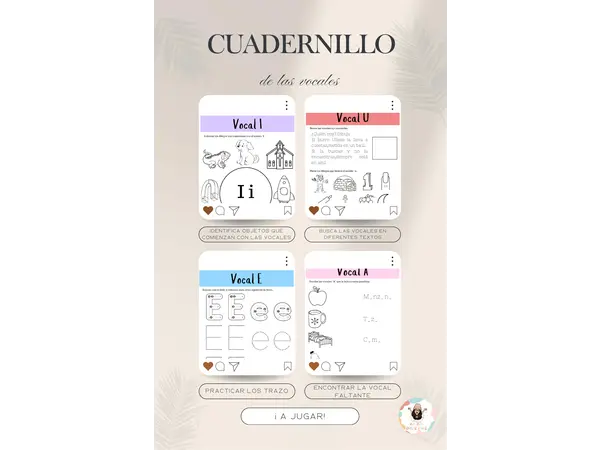 Cuadernillo de las vocales