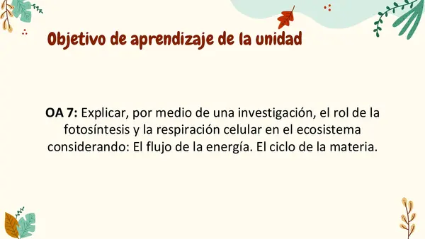 PPT clase  - Ciencias Naturales Biología
