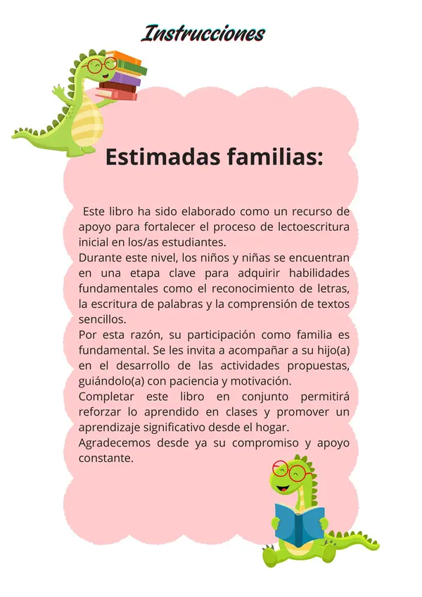 cuadernillo lecto escritura