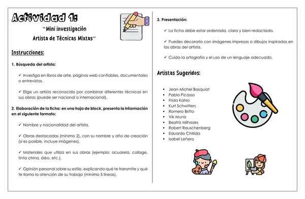 ARTES - Técnicas mixtas