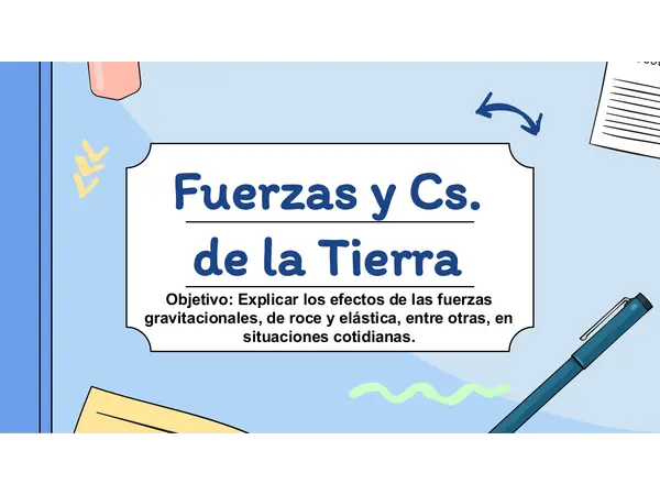 FUERZAS Y CIENCIAS DE LA TIERRA