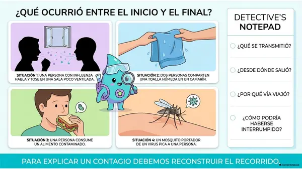 Clase 13 | 5° Básico Ciencias Naturales: Contagio — Identificar vías de transmisión