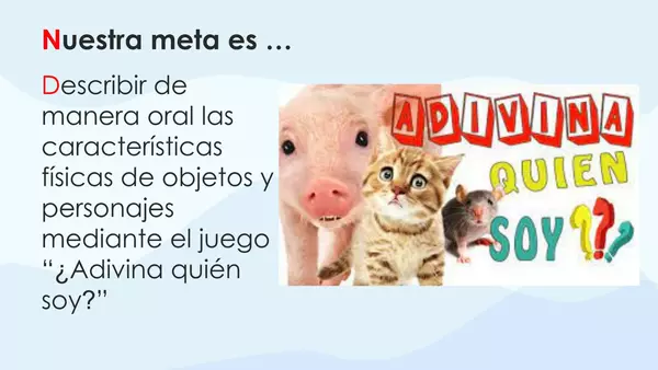 Juego: Características físicas