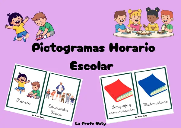 Pictograma Horario Escolar 