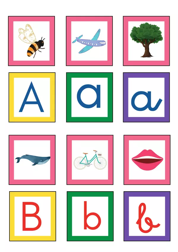 Tarjetas ABC Sonidos Montessori