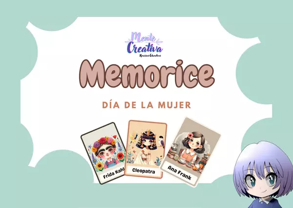 Memorice del Día de la Mujer