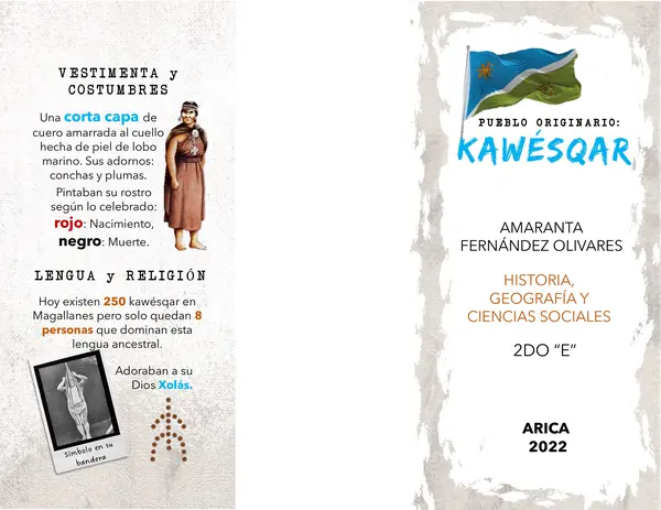 Tríptico cultura kawesqar