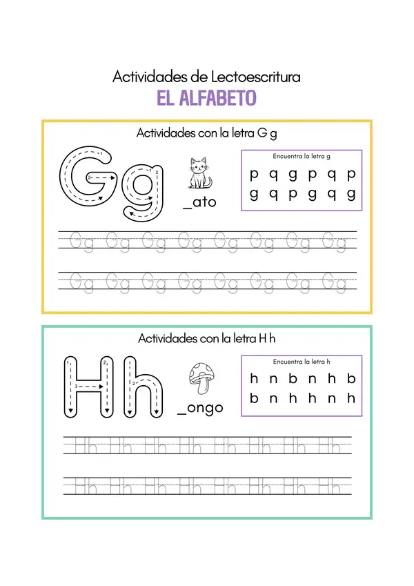 Actividad de lectoescritura 📘✏️