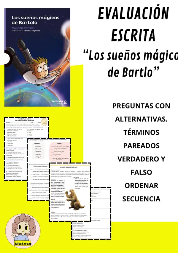 Evaluación Los sueños mágicos de Bartolo