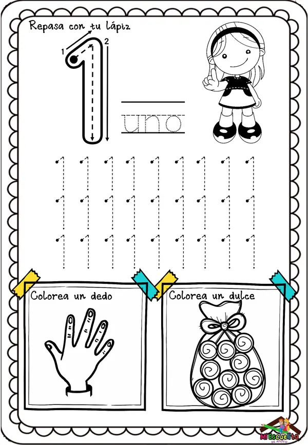 ✨ Cuadernillo didáctico: Aprendemos los números del 1 al 10 de forma divertida y significativa ✨
