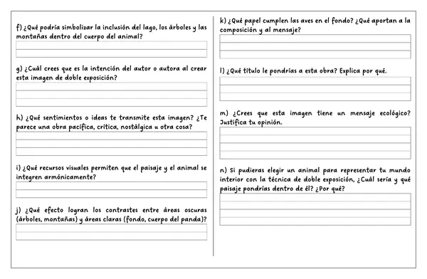 ARTES - Técnica de doble exposición