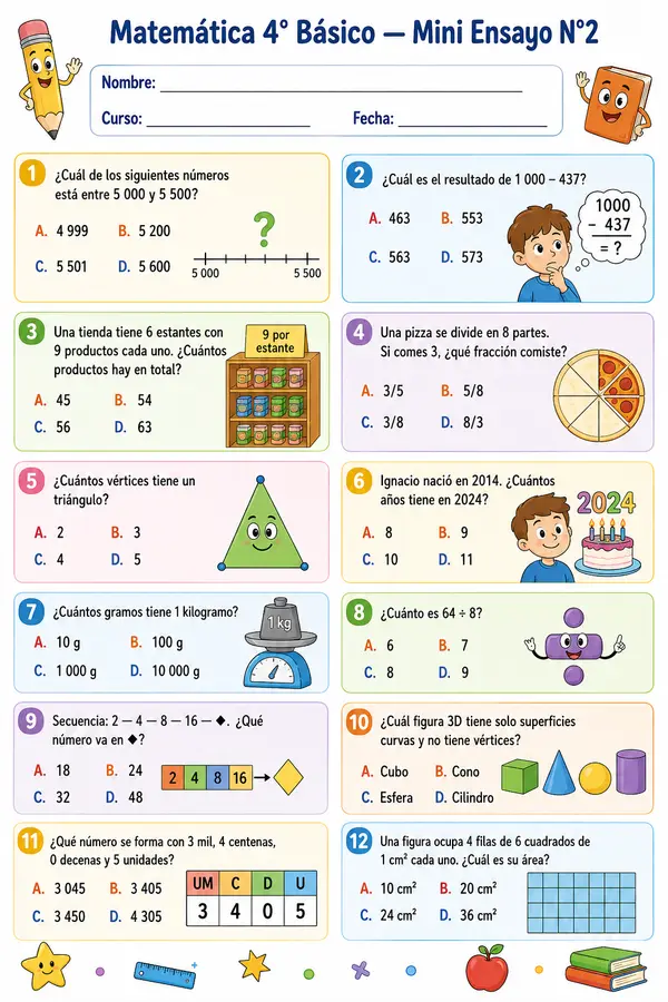 Mini ensayo matemática n°2