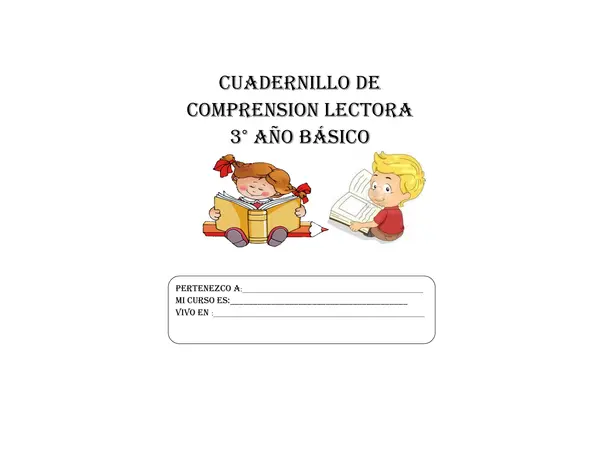 Cuadernillo y comprensión lectora 
