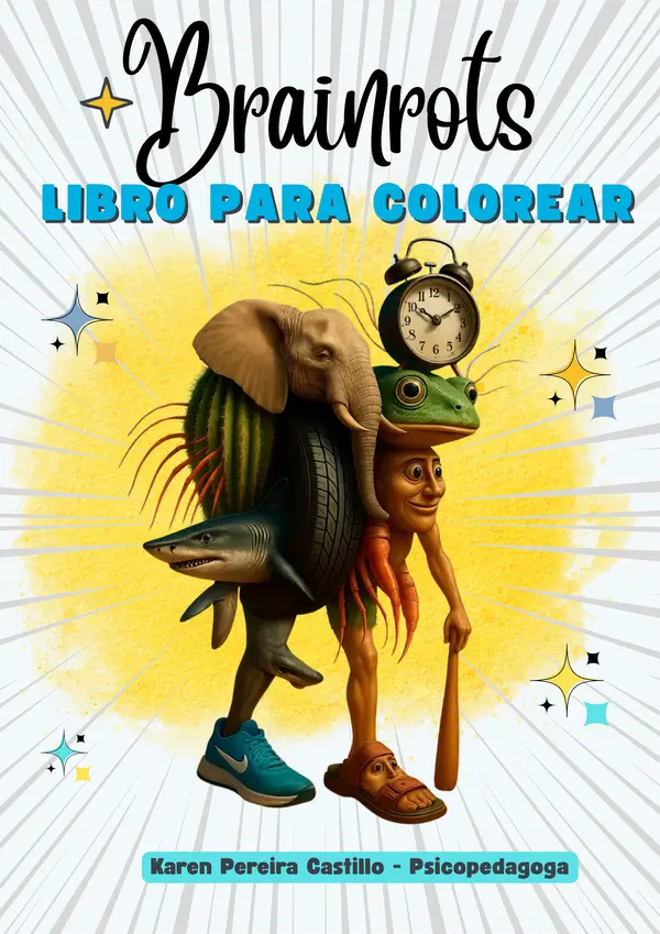 LIBRO PARA COLOREAR BRAINROT