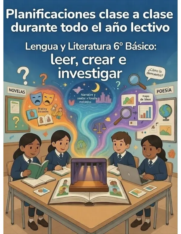 SEXTO AÑO, PLANIFICACIÓN CLASE A CLASE PARA TODO EL AÑO LECTIVO