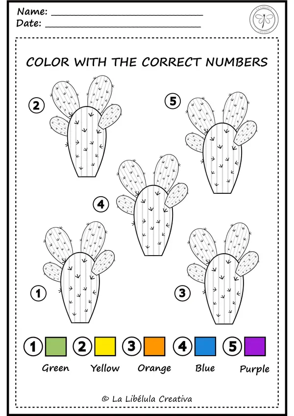 Worksheets coloring activities desert wild animals
