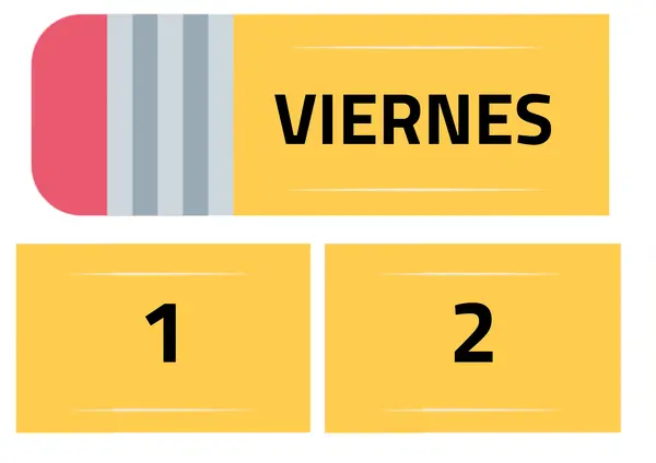 Calendario diseño lápiz