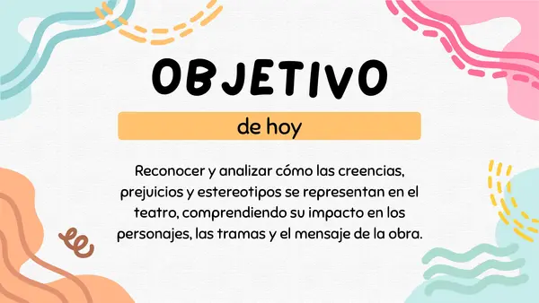 Creencias, Prejuicios y Estereotipos en el teatro