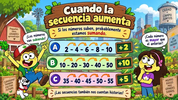 ¡Detectives de patrones! Descubre la regla. Patrones numéricos hasta 1.000
