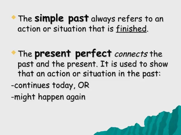 Present simple vs present perfect