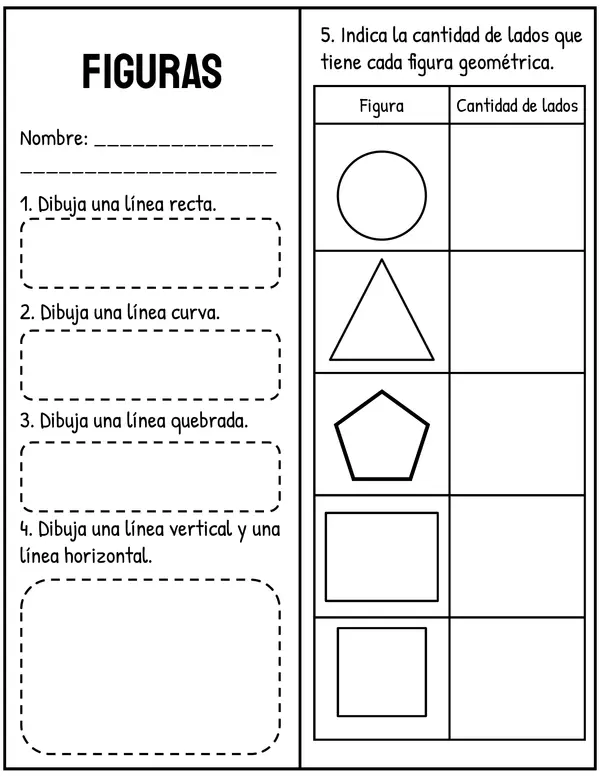 Actividades de geometría, medición y tiempo