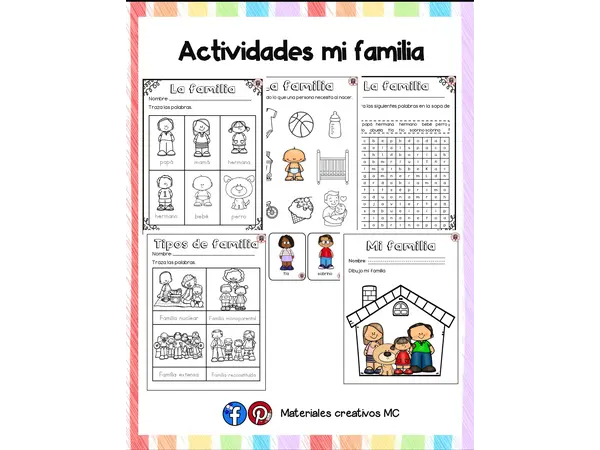 ACTIVIDADES MI FAMILIA