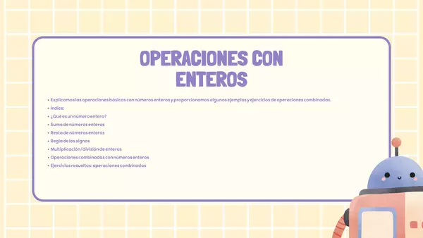 EJERCICIOS INTERACTIVOS Operaciones con números enteros