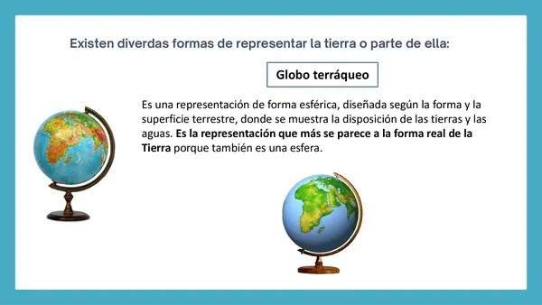 Diferentes Representaciones De La Tierra Primero Básico Profe Social