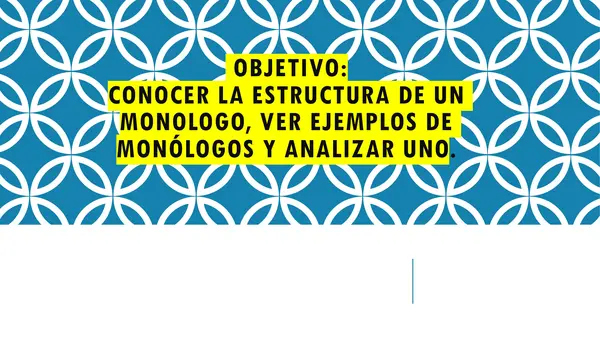 monólogo taller de literatura 4 medios. 