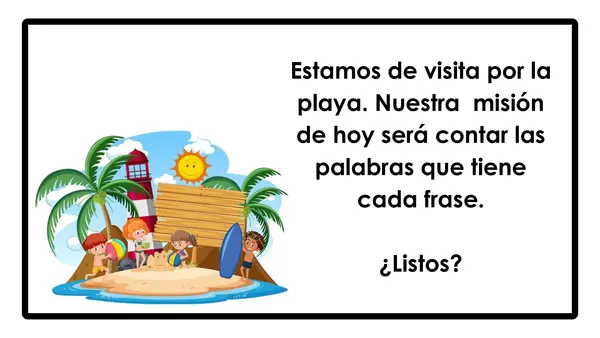 PALABRAS DE UNA FRASE