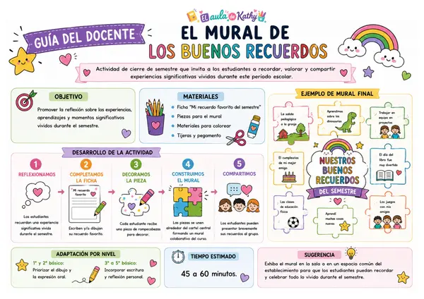 EL MURAL DE LOS BUENOS RECUERDOS DEL SEMESTRE 🌈