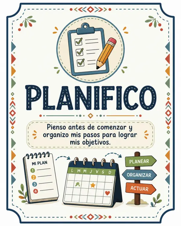 Funciones Ejecutivas para el Aula | Colección de 8 carteles educativos.
