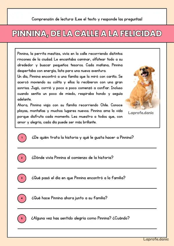 Pinnina, de la calle a la felicidad