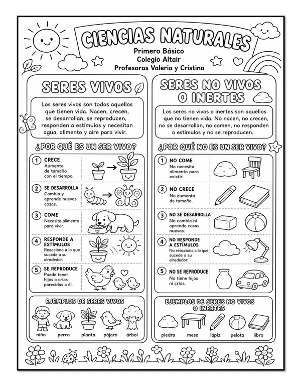 Primero Básico- Ciencias e Historia -Unidad 2