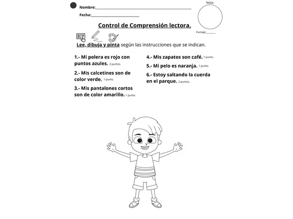 Control de Comprensión Lectora: 4 Versiones Diferenciadas (Estrategia Anti-Copia)
