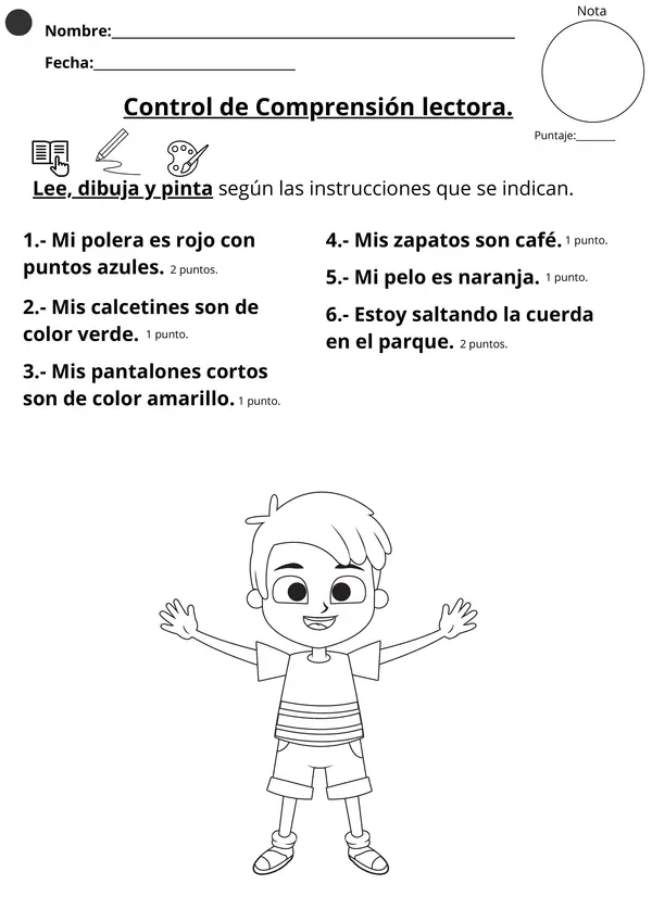 Control de Comprensión Lectora: 4 Versiones Diferenciadas (Estrategia Anti-Copia)