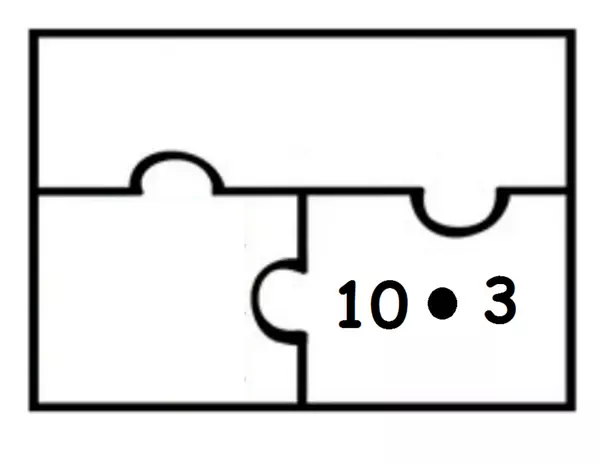ROMPECABEZAS DE LA TABLA DEL 10, SEGUNDO BASICO, MATEMATICAS