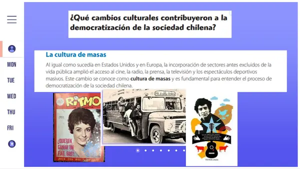 cambios culturales de Chile
