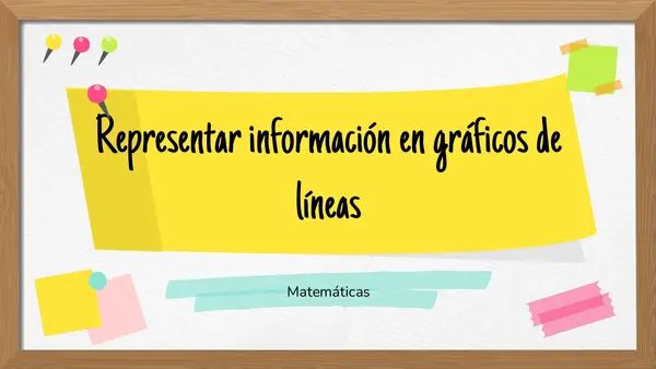 Representar información en gráficos de líneas