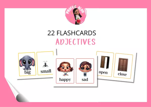 Flashcards: adjetives.