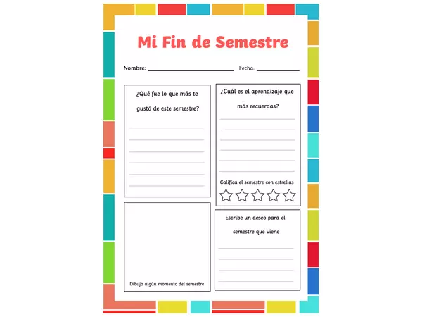 Ficha: "Mi Fin de Semestre"