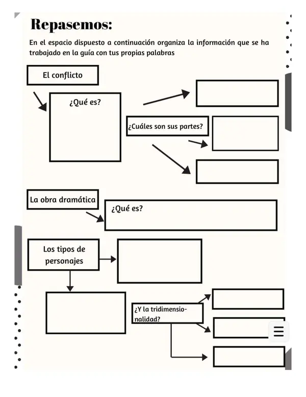  ficha para completar    sobre el  teatro