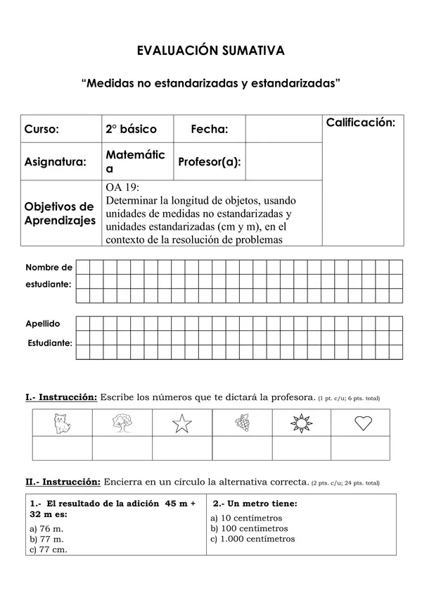 EVALUACIÓN MEDIDAS