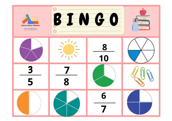 Bingo de fracciones
