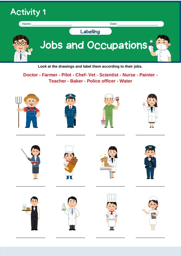 Jobs and Occupations: Guía Completa de Vocabulario y Lectura en Inglés