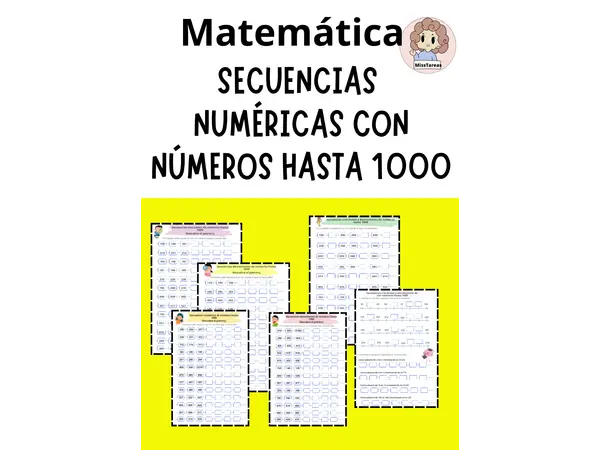 Secuencias numéricas hasta 1000