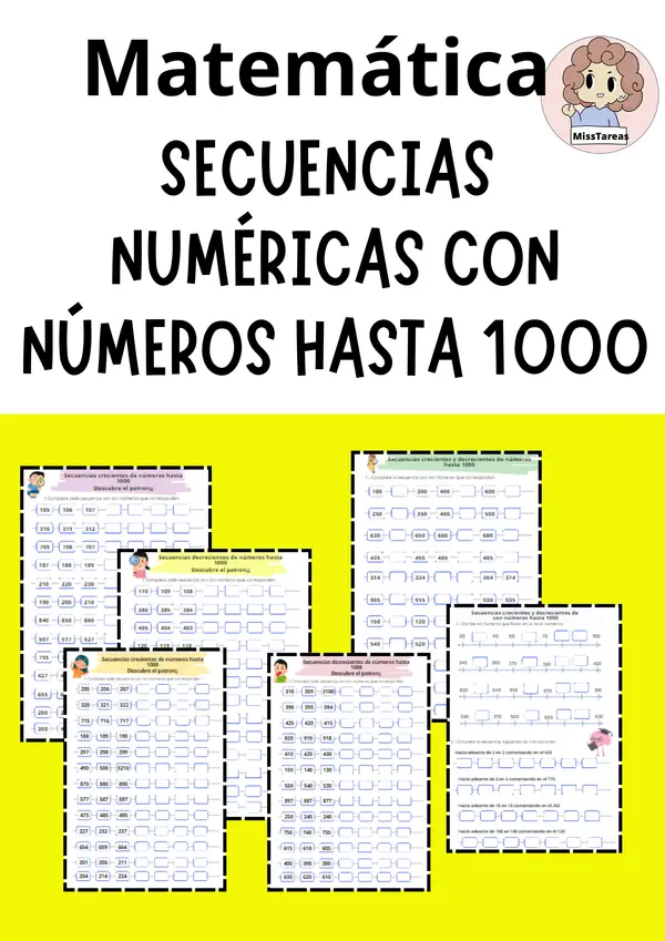 Secuencias numéricas hasta 1000