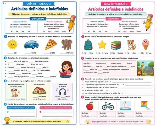 Artículos definidos e indefinidos 