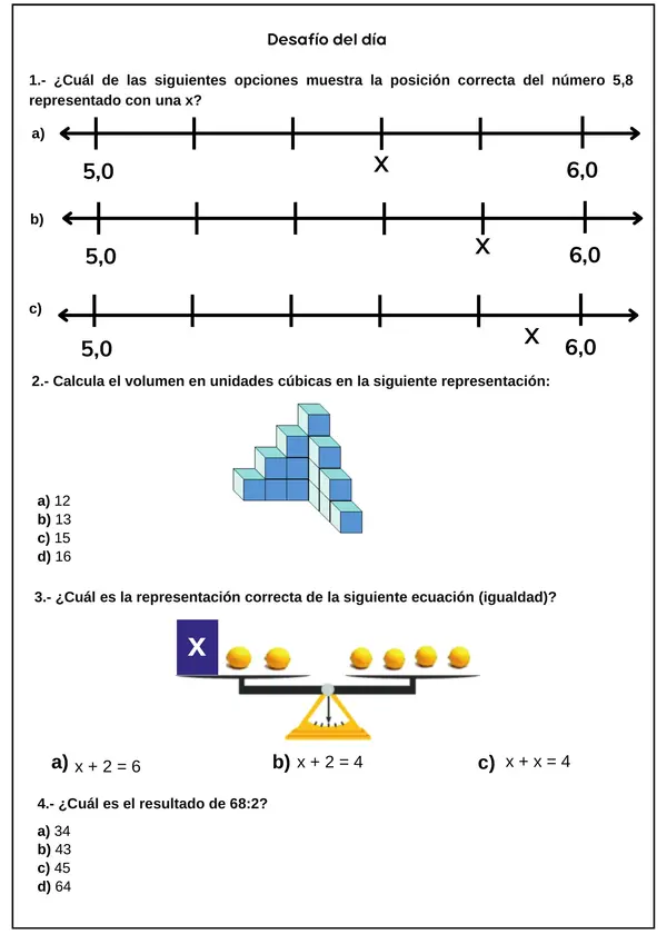 DESAFÍOS DIARIOS SIMCE